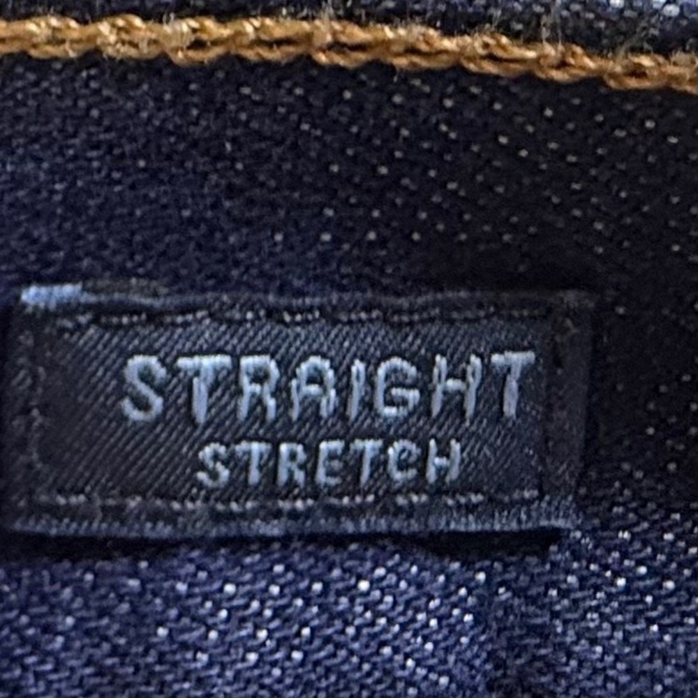 Patagonia Straight Fit Jeans Mens 36x32 Organic Cotton Stretch Dark Wash Indigo - Picture 5 of 12